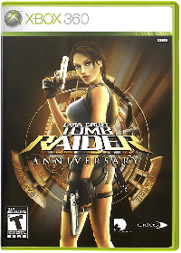 Tomb Raider Anniversary Xbox 360 US box art